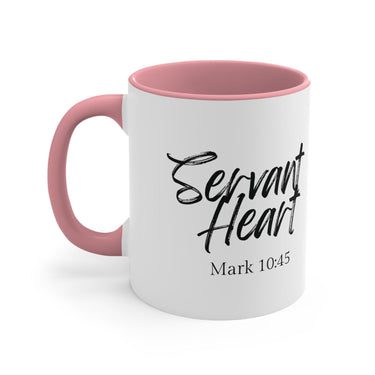 Faith Culture - Servant Heart - Mark 10:45 Christian Accent Coffee Mug
