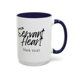 Faith Culture - Servant Heart - Mark 10:45 Christian Coffee Mug