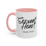 Faith Culture - Servant Heart - Mark 10:45 Christian Coffee Mug