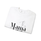 Faith Culture - This Mama Walks with Jesus - Christian Unisex Heavy Blendâ„¢ Crewneck Sweatshirt