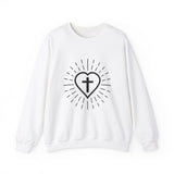 Faith Culture - Undying Love of Jesus Christ - Christian Unisex Heavy Blendâ„¢ Crewneck Sweatshirt
