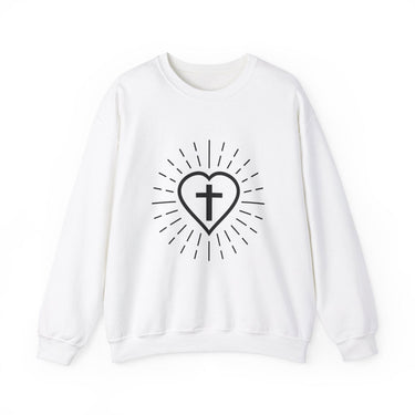 Faith Culture - Undying Love of Jesus Christ - Christian Unisex Heavy Blendâ„¢ Crewneck Sweatshirt