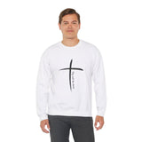 Faith Culture - Your Will Be Done - Christian Unisex Heavy Blendâ„¢ Crewneck Sweatshirt White
