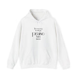 Praise Him Christian Hoodie | Psalm 34:1 - Faith Culture