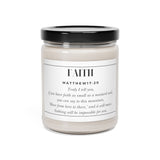 Mustard Seed Christian soy candle inspired by Matthew 17:20