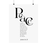 Peace I Leave with You Christian wall poster inspired by John 14:27