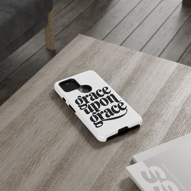Faith Culture – Grace Upon Grace Christian Tough Phone Case Google Pixel 5 5G Glossy