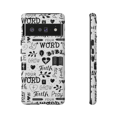 Prayer and Faith Christian Tough Phone Cases Google Pixel 6 Pro Glossy