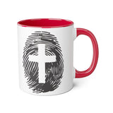 Faith Culture - Marked by the Cross - Christian Accent Coffee Mug, 11oz