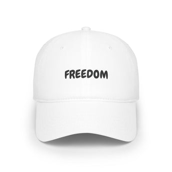 Faith Culture – Freedom Christian Baseball Cap | Bold Statement of Liberty in Christ White One size