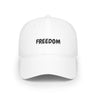 Faith Culture – Freedom Christian Baseball Cap | Bold Statement of Liberty in Christ White One size