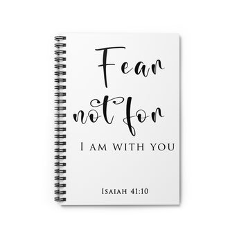 Faith Culture Isaiah 41:10 Spiral Journal | Fear Not I Am With You Scripture Journal