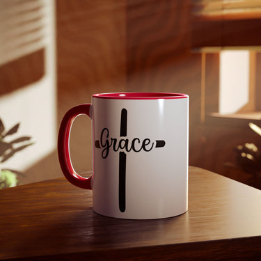 Faith Culture - Grace at the Cross - Christian Accent Coffee Mug, 11oz