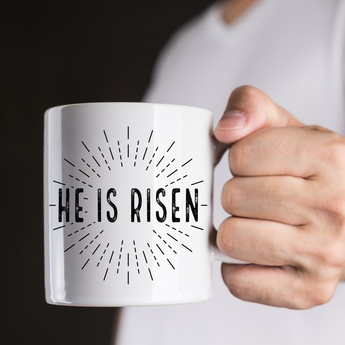 He Is Risen Resurrection Coffee Mug