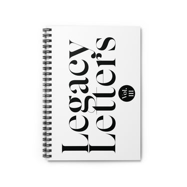 Faith Culture - Legacy Letters Vol. II Spiral Notebook | Christian Journal for Faith & Reflection