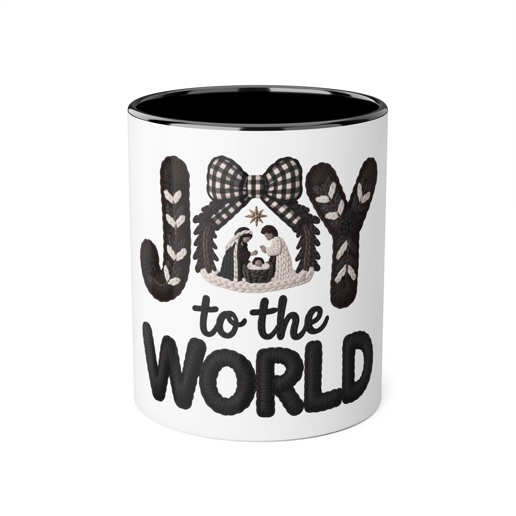 Joy to the World nativity Christian Christmas mug