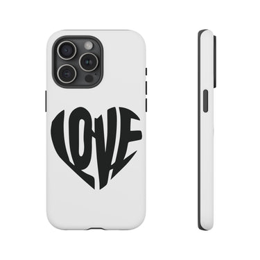 Faith Culture – LOVE Heart Christian Tough Phone Case iPhone 15 Pro Max Matte