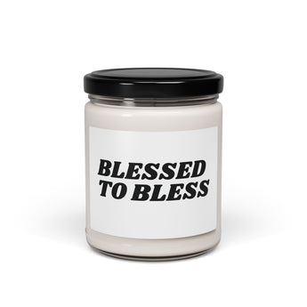 Faith Culture - Blessed to Bless Christian Soy Candle Thanksgiving Gift Eco-Friendly Home Décor 9oz Apple Harvest 9oz