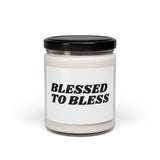 Faith Culture - Blessed to Bless Christian Soy Candle Thanksgiving Gift Eco-Friendly Home Décor 9oz Apple Harvest 9oz