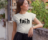Live by Faith Christian T-Shirt | Romans 1:17 Scripture Apparel