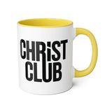 Faith Culture - Christ Club - Christian Accent Coffee Mug, 11oz