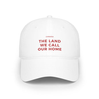 Faith Culture - Canada: The Land We Call Our Home Low Profile Baseball Cap White One size