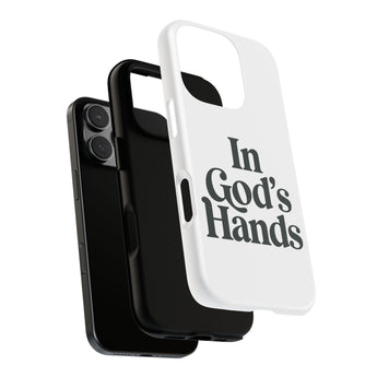 Faith Culture – In God’s Hands Christian Tough Phone Case iPhone 16 Pro Matte