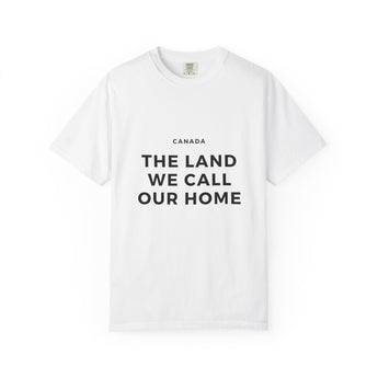 Faith Culture - The Land We Call Our Home Unisex T-Shirt – White | Modern Canadian Pride Tee White