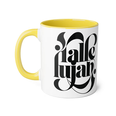Faith Culture - Hallelujah - Christian Accent Coffee Mug, 11oz