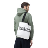 Faith Culture – Proud to Be Canadian Tote Bag | Bold Statement Carryall for Everyday Patriotism