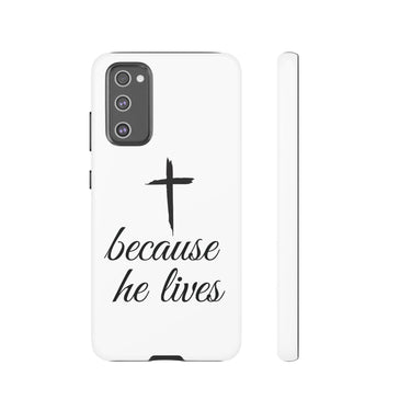 Because He Lives Tough Case Samsung Galaxy S20 FE Matte