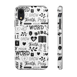 Prayer and Faith Christian Tough Phone Cases iPhone XR Matte
