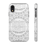 We Love Because He First Loved Us Christian Tough Phone Case iPhone XR Matte