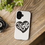 Faith Culture – Jesus Heart Christian Tough Phone Case
