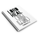 Lord Heal Our Land Christian Journal | 2 Chronicles 7:14 Scripture Notebook