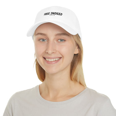 Faith Culture – Free Indeed John 8:36 Christian Baseball Cap | Walk in Freedom