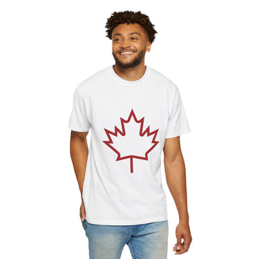 Faith Culture - Canada Maple Leaf Unisex T-Shirt – White | Canadian Heritage Tee