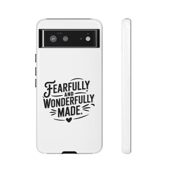 Faith Culture – Fearfully and Wonderfully Made Christian Tough Phone Case Google Pixel 6 Glossy