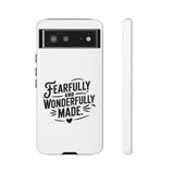 Faith Culture – Fearfully and Wonderfully Made Christian Tough Phone Case Google Pixel 6 Glossy