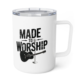 Faith Culture – Made to Worship – Christian Coffee and Tea Mug, 10oz 10oz White