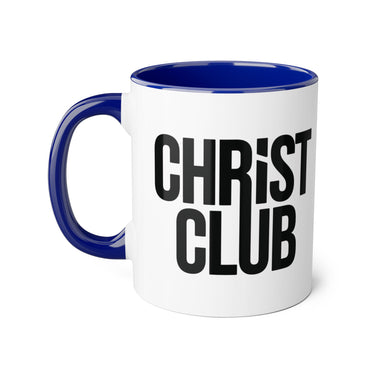 Faith Culture - Christ Club - Christian Accent Coffee Mug, 11oz