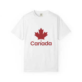 Faith Culture - Canada Maple Leaf Logo Unisex T-Shirt – White | Patriotic Canadian Tee