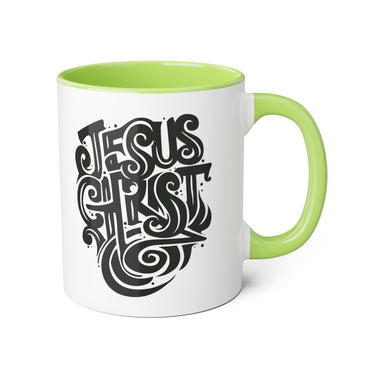 Faith Culture - Jesus Christ Is My Strength - Christian Accent Coffee Mug, 11oz