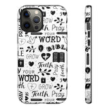 Prayer and Faith Christian Tough Phone Cases iPhone 12 Pro Max Glossy