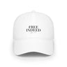 Faith Culture – Free Indeed John 8:36 Christian Baseball Cap | Scripture-Inspired Cotton Hat for Everyday Freedom White One size