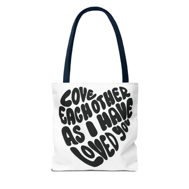Faith Culture - Serve One Another in Love Christian Tote Bag - Galatians 5:13 Bible Verse