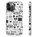 Prayer and Faith Christian Tough Phone Cases iPhone 12 Pro Max Matte