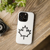 Faith Culture – Minimalist Maple Leaf Canadian Phone Case | Sleek Patriotic Protection for iPhone iPhone 16 Pro Glossy