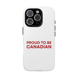 Faith Culture – Proud to Be Canadian Phone Case | Minimalist Canada Day Accessory for All Phones iPhone 16 Pro Glossy