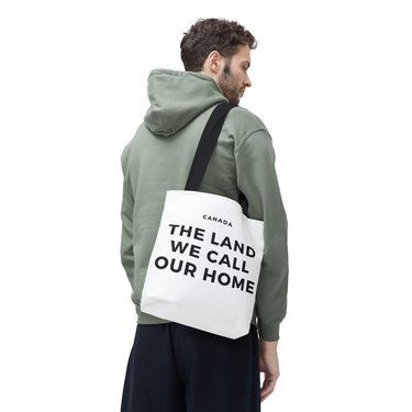Faith Culture – The Land We Call Our Home Tote Bag | Sentimental Canadian Heritage Carryall